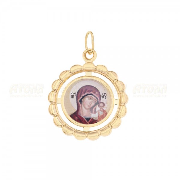 Образ Казанской Пресвятой Богородицы из золота