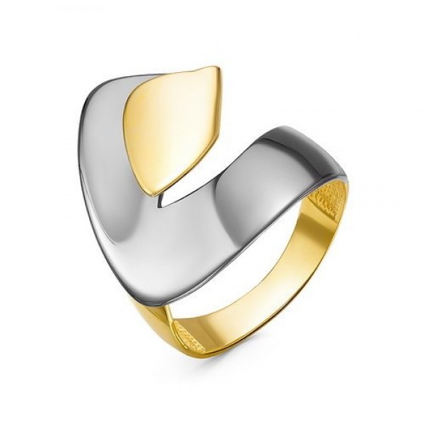 Кольцо из золочёного серебра