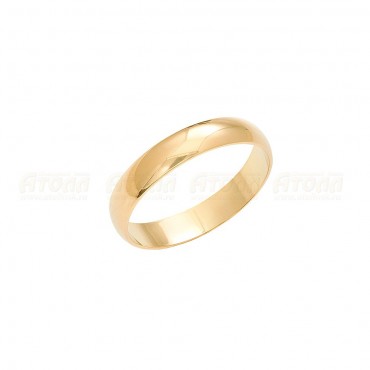 Кольцо обручальное из золота