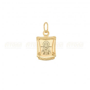 Образ святой блаженной Матроны из золота