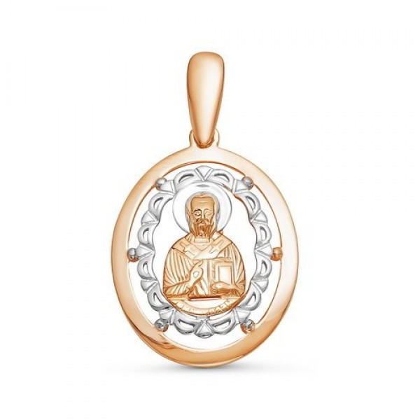 Икона из золота "Святой Николай"